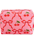 Wash Bag - Red Cherries Print