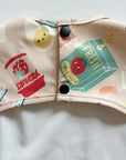 Long Sleeved Baby Bib - Snack Time