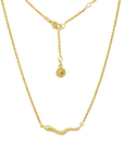 Medusa Reversible Gold Necklace