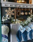 Large Rustic Metal Snowflake Decoration