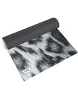 Snow Leopard Print Sustainable Yoga Mat – Ultra Grip + Eco PER | Yune-2