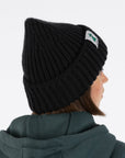 Snufkin Chunky Black Beanie