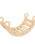 Snug Rocker for Kids - Natural With Beige Pillow