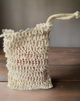 Linen Exfoliating Soap Saver Bag