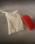Linen Exfoliating Soap Saver Bag