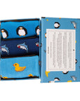 Animal Sock Box - 3 Pairs of Bamboo Socks (His)