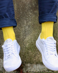 Banana Yellow Bamboo Socks