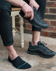 Black "No-Show" Bamboo Socks