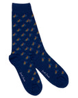 Blue Bicycle Bamboo Socks (Comfort Cuff)