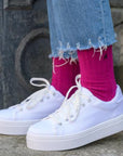 Cerise Bamboo Socks