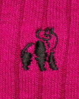 Cerise Bamboo Socks (Comfort Cuff)