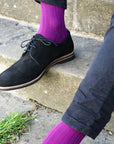 Deep Purple Bamboo Socks