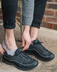 Light Grey "No-Show" Bamboo Socks