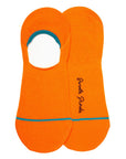 Neon Orange "No-Show" Bamboo Socks
