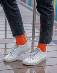Tangerine Orange Bamboo Socks