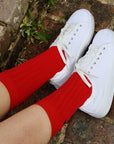 Classic Red Bamboo Socks
