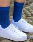 Royal Blue Bamboo Socks