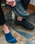 Royal Blue "No-Show" Bamboo Socks