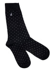 Spotted Black Bamboo Socks