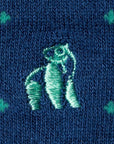 Spotted Green Bamboo Socks