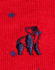 Spotted Red Bamboo Socks