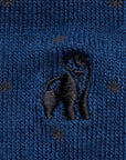 Spotted Royal Blue Bamboo Socks