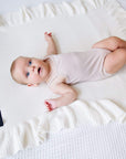 Super Soft Bamboo & Cotton Baby Blanket - Hypoallergenic, Eco-Friendly & All-Season Comfort by Lullalove UK at brixbailey.com