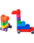 Soft Blocks Set With Wheels -33 pcs