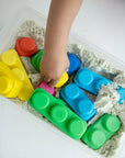 Soft Blocks Set With Wheels -33 pcs