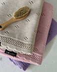 Softest Natural Cellular Bamboo Baby Blanket - Hypoallergenic & Breathable by Lullalove UK at brixbailey.com