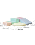 Light Pastel Extra Large Soft Play Set for Children