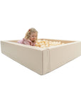 Cozy Beige Soft Play Ball Pit