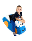 Blue Car Soft Play Ride On Toy for Kids