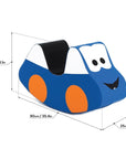Blue Car Soft Play Ride On Toy for Kids