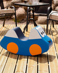 Blue Car Soft Play Ride On Toy for Kids