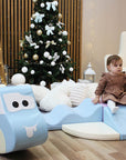 Light Blue Soft Play Car for Toddlers