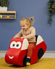 Soft Play Red Ride On Car for Children
