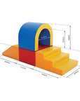Multicolor Soft Play Tunnel Set for Children