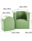 Bright Green Imagination Lounger for Children