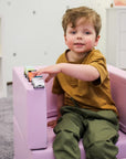 Soft Play Sofa Chair in Pink for Kids