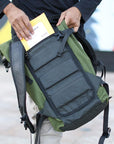 Soldier Water-Resistant Vegan Canvas & Inner Tube Laptop Backpack