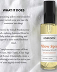 Somali Frankincense Sleep Pillow Spray | Overactive Mind | anatomē
