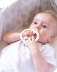 Circle Teether for Babies Natural Rubber