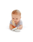 Rattle Totem Natural Rubber and Wood Sensory Toy