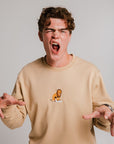 Embroidered Unisex Fleece Sweatshirt – Relaxed & Eco-Friendly by Sossu at www.brixbailey.com