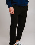 Black Soft Fleece Sweatpants Unisex Fit