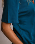 Embroidered Terry Shirt – Unisex, Relaxed Fit, Eco-Friendly by Sossu at www.brixbailey.com