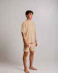 Unisex Oversized Terry T-Shirt – Embroidered & Eco-Friendly by Sossu at www.brixbailey.com