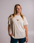 Elevate Your Wardrobe with Our Embroidered Unisex Cotton T-Shirt by Sossu at www.brixbailey.com