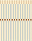 Nostalgic Stripes Blue and Beige Wallpaper